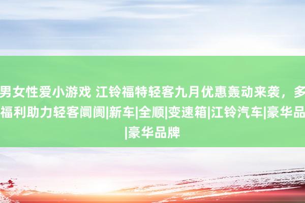 男女性爱小游戏 江铃福特轻客九月优惠轰动来袭，多重福利助力轻客阛阓|新车|全顺|变速箱|江铃汽车|豪华品牌